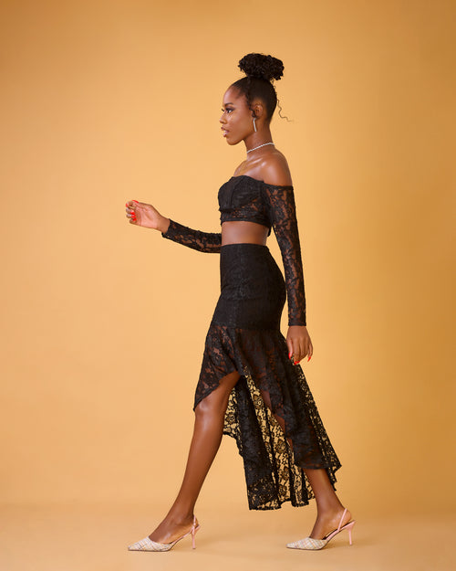 Midnight Lace Delight set